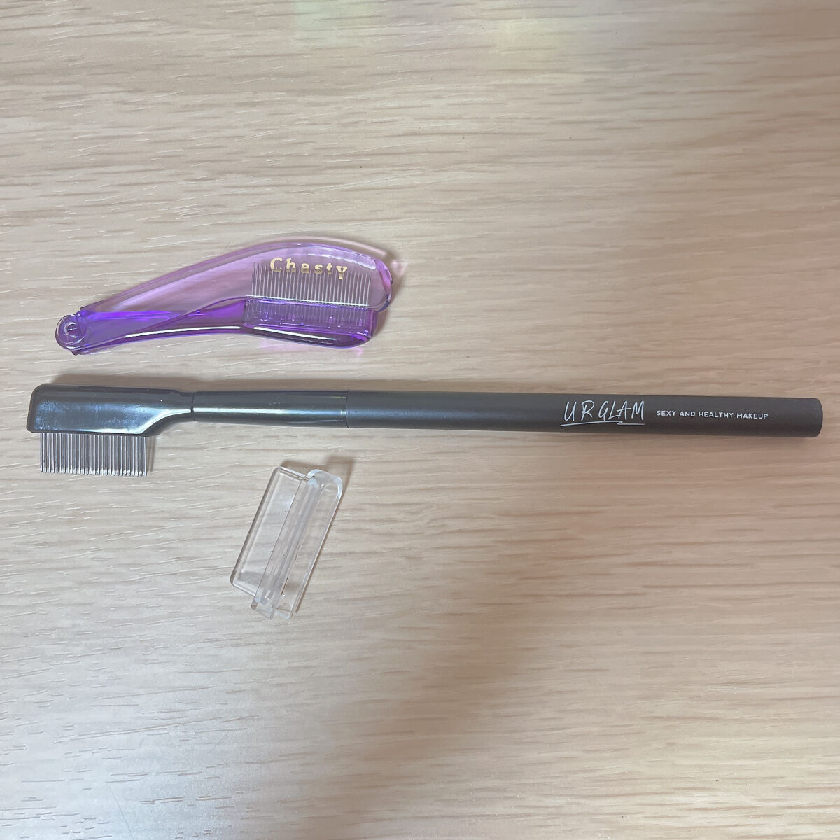 マスカラコーム メタルN（ナチュラル）/チャスティ/その他化粧小物を使ったクチコミ（3枚目）