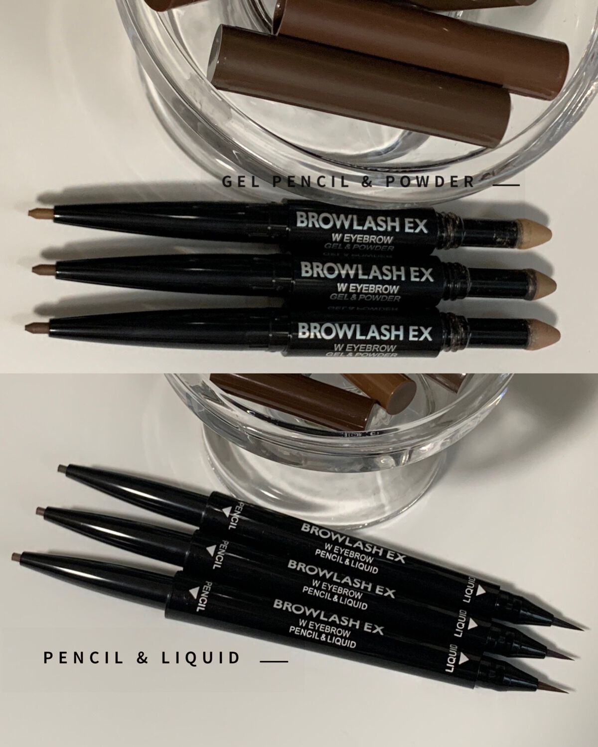 ブロウラッシュEX ウォーターストロング Wアイブロウ(ペンシル&リキッド) ロイヤルブラウン/ブロウラッシュ/アイブロウペンシルを使ったクチコミ（2枚目）