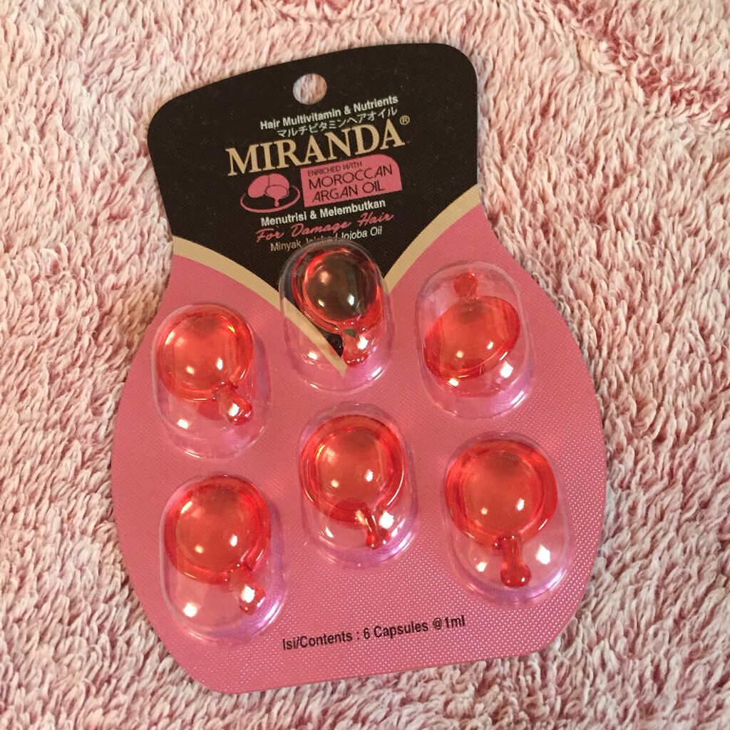 ヘアビタミン デイリーケアヘアオイル/MIRANDA/ヘアオイルを使ったクチコミ(1枚目)