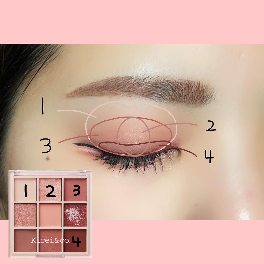 アイシャドウパレット/Kirei&co./アイシャドウパレットを使ったクチコミ(3枚目)