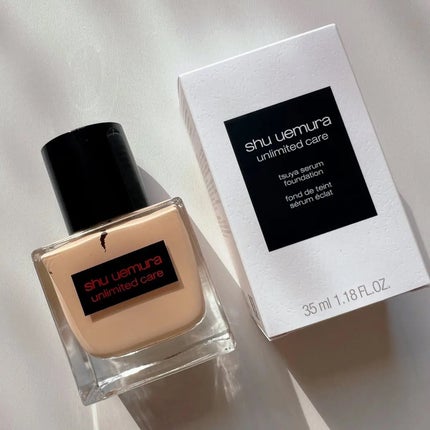 アンリミテッド ケア ツヤ セラム ファンデーション/shu uemura/リキッドファンデーションを使ったクチコミ(1枚目)