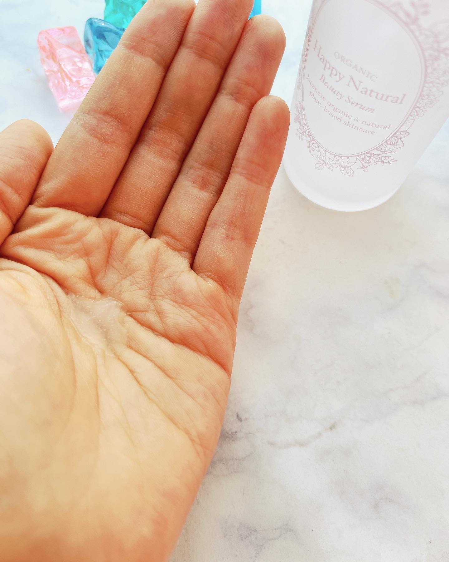 2層式美容液　/ハッピーナチュラル/美容液を使ったクチコミ（3枚目）