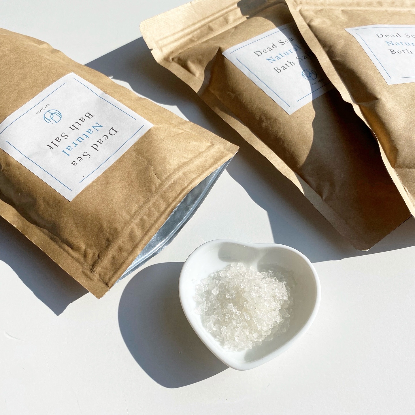 デッドシーナチュラルバスソルト/uni@beauty/無機塩系入浴剤を使ったクチコミ（1枚目）