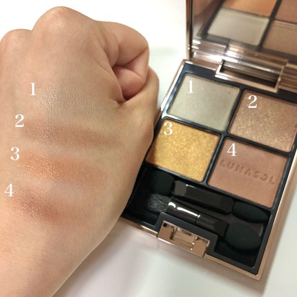 アイカラーレーション/LUNASOL/アイシャドウパレットを使ったクチコミ(4枚目)