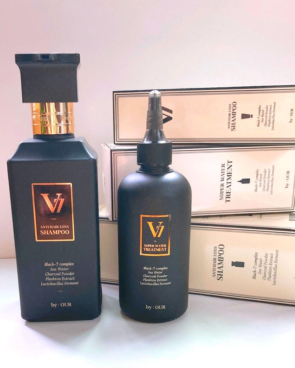 V7 アンチヘアロス シャンプー 500ml/by : OUR/サロンシャンプーを使ったクチコミ（1枚目）