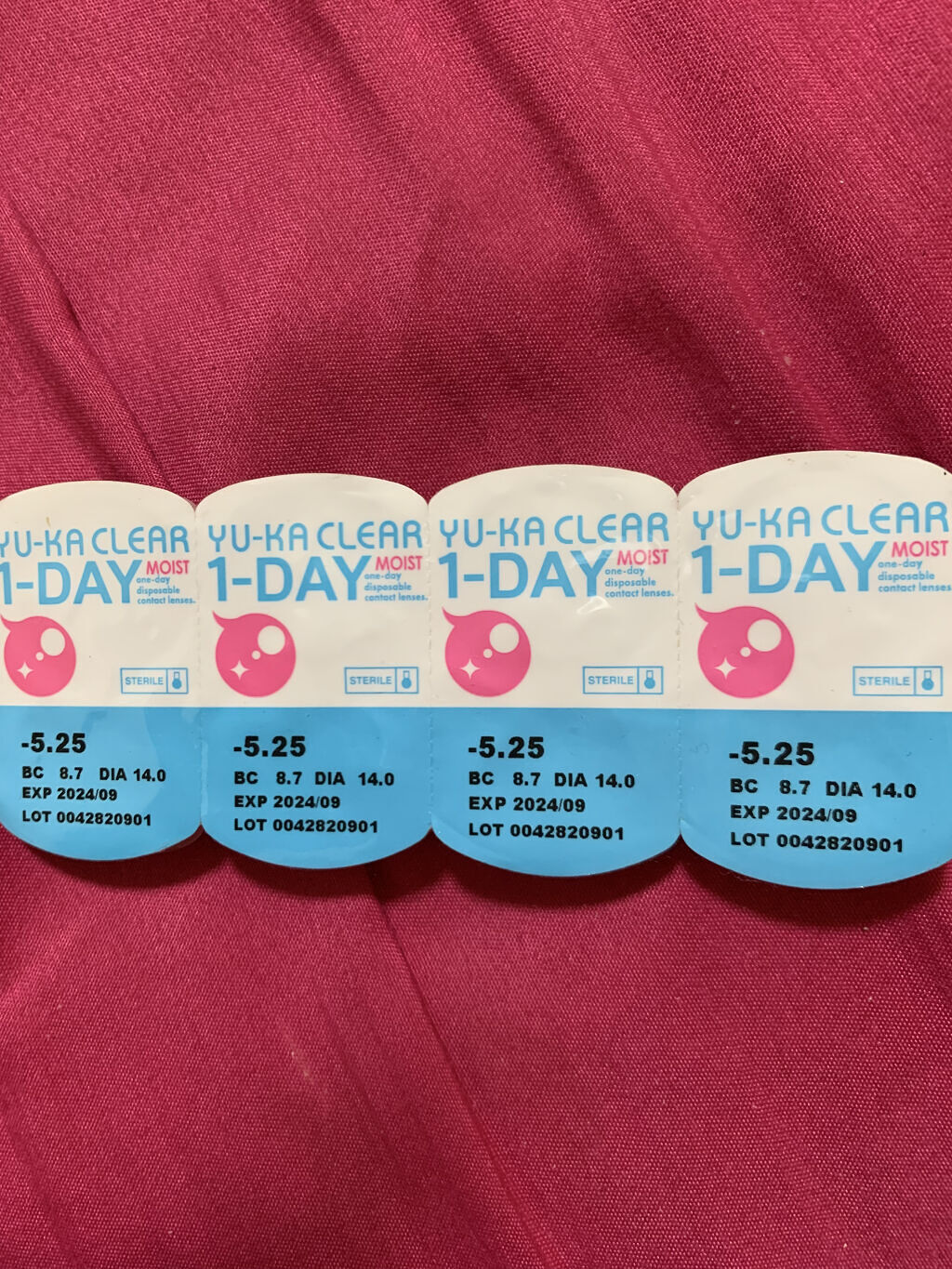 クリア コンタクトレンズ/YU-KA/カラーコンタクトレンズを使ったクチコミ（1枚目）