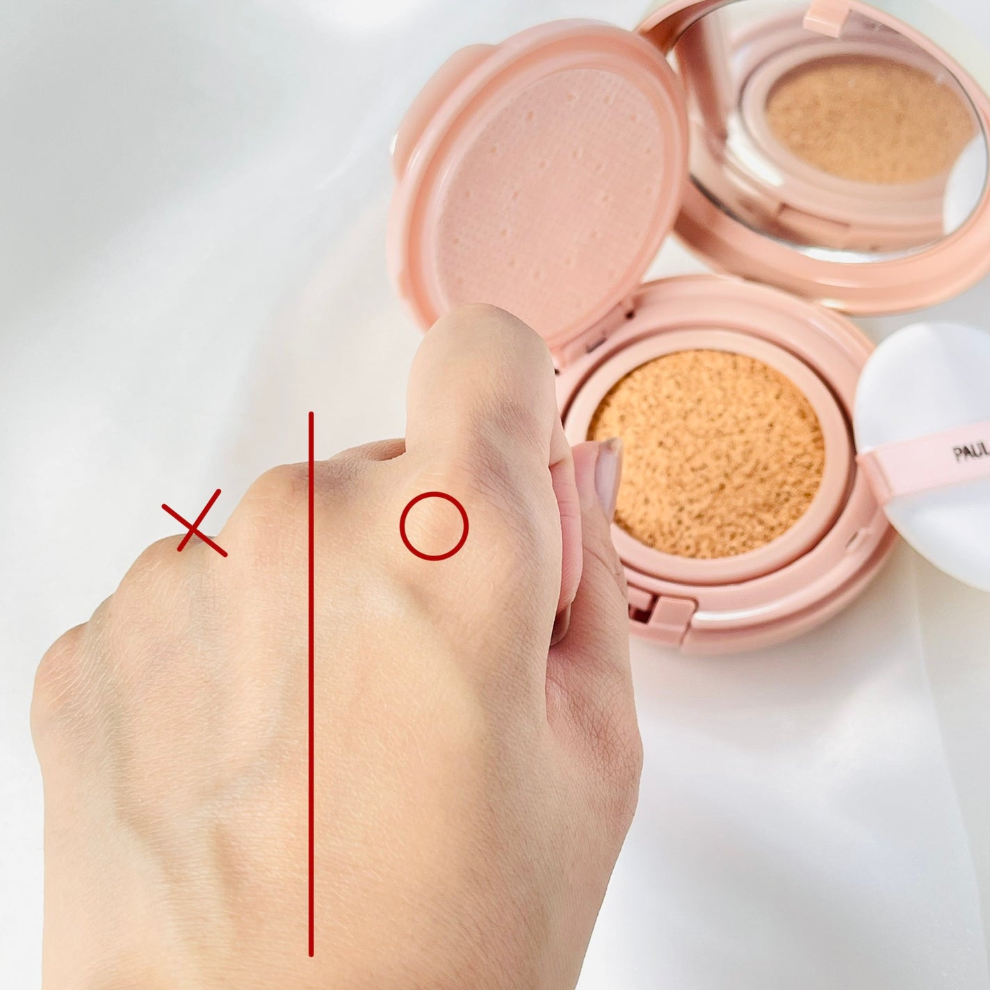 シースルー ヴェール コンパクト/PAUL & JOE BEAUTE/ファンデーションを使ったクチコミ(3枚目)