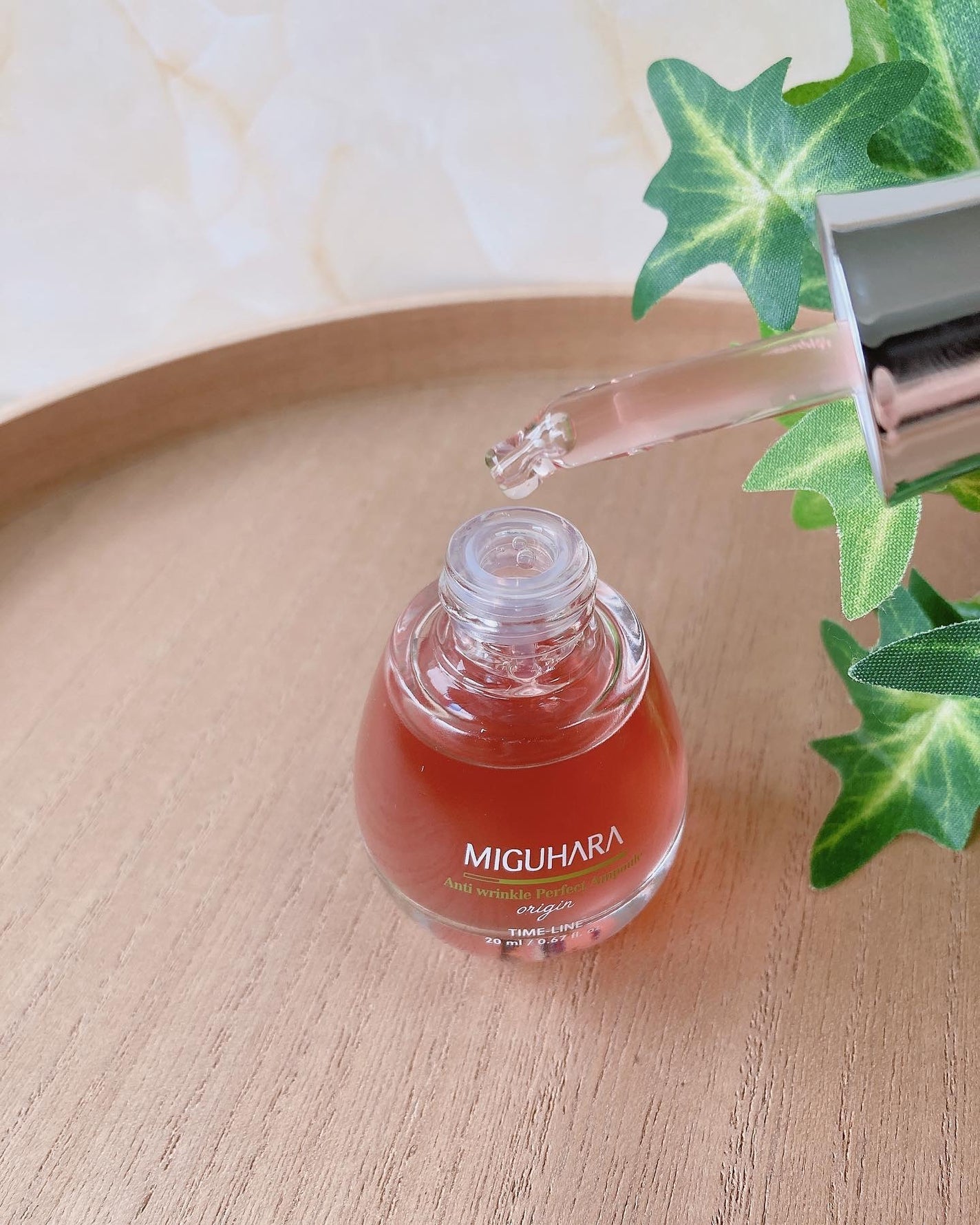 アンチリンクルエフェクトアンプルオリジン/MIGUHARA/美容液を使ったクチコミ(2枚目)