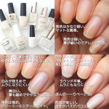 カラフルネイルズ キャンメイクを使った口コミ 肌なじみのよいホワイトネイルとして またア By るか Luchasroom 乾燥肌 Lips