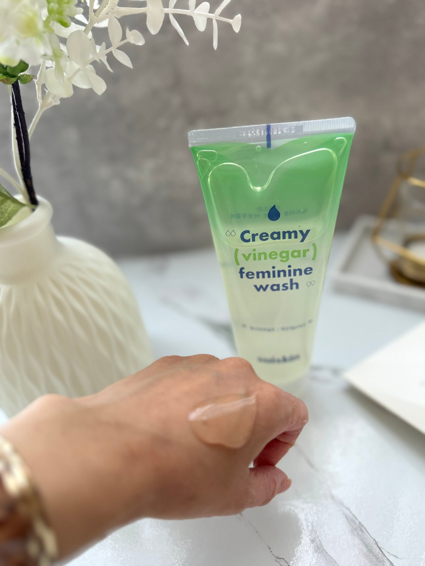 クリーミービネガーフェミニンウォッシュ/suiskin/ボディソープを使ったクチコミ(2枚目)
