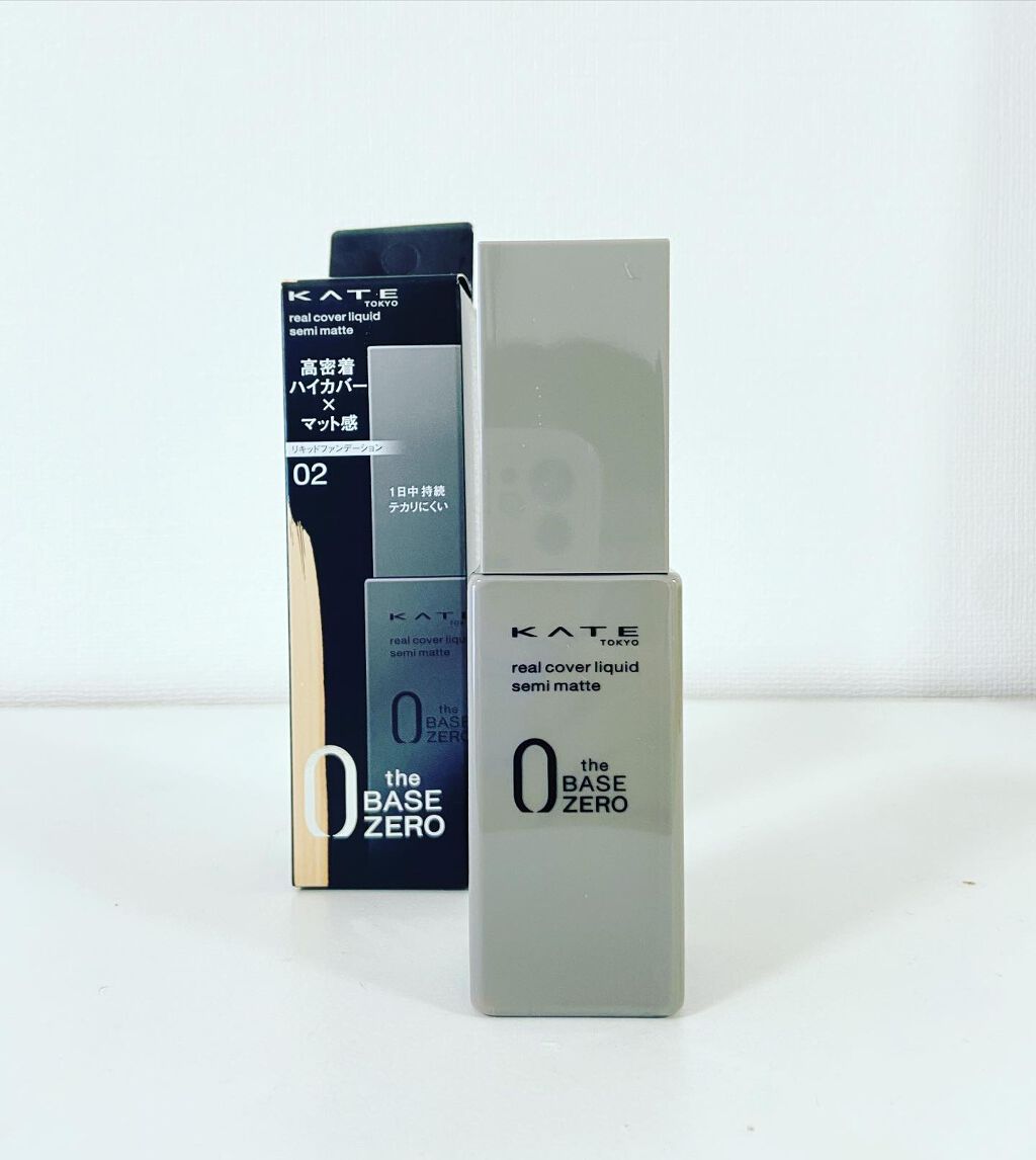 リアルカバーリキッド(セミマット)/KATE/リキッドファンデーションを使ったクチコミ(1枚目)