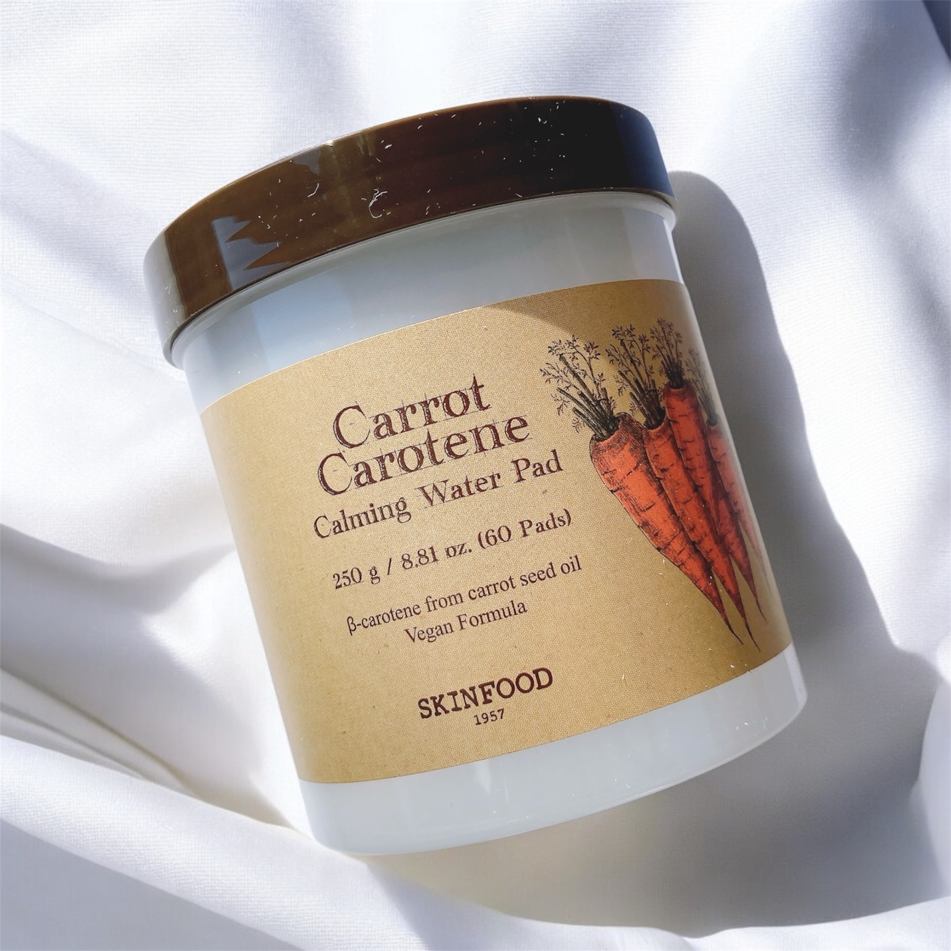 キャロットカロテン カーミングウォーターパッド/SKINFOOD/トナーパッドを使ったクチコミ（2枚目）