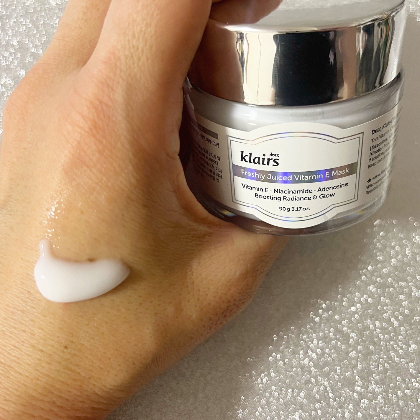 フレッシュリージュースドビタミンEマスク(90g)/Klairs/フェイスクリームを使ったクチコミ(6枚目)