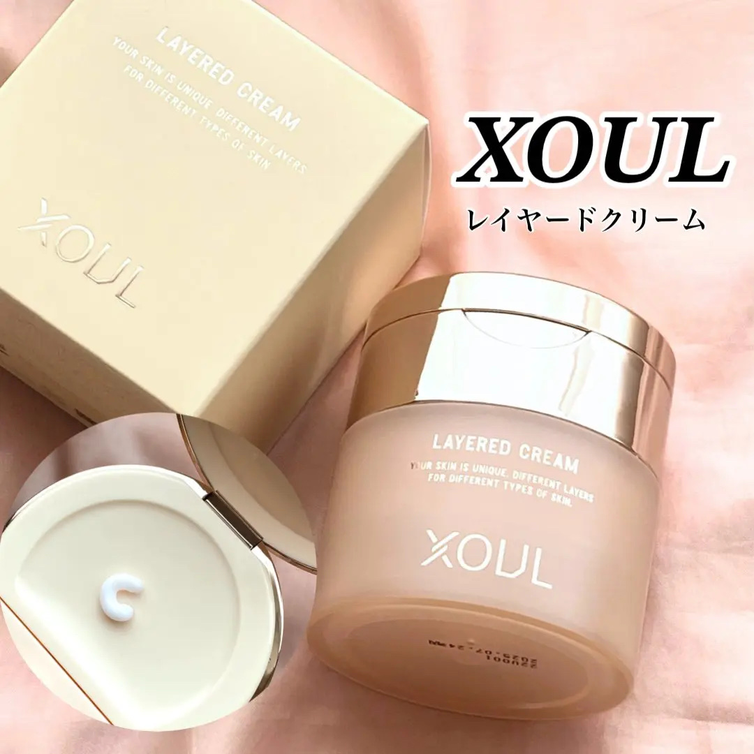 レイヤードクリーム 50g/XOUL/フェイスクリームを使ったクチコミ（1枚目）