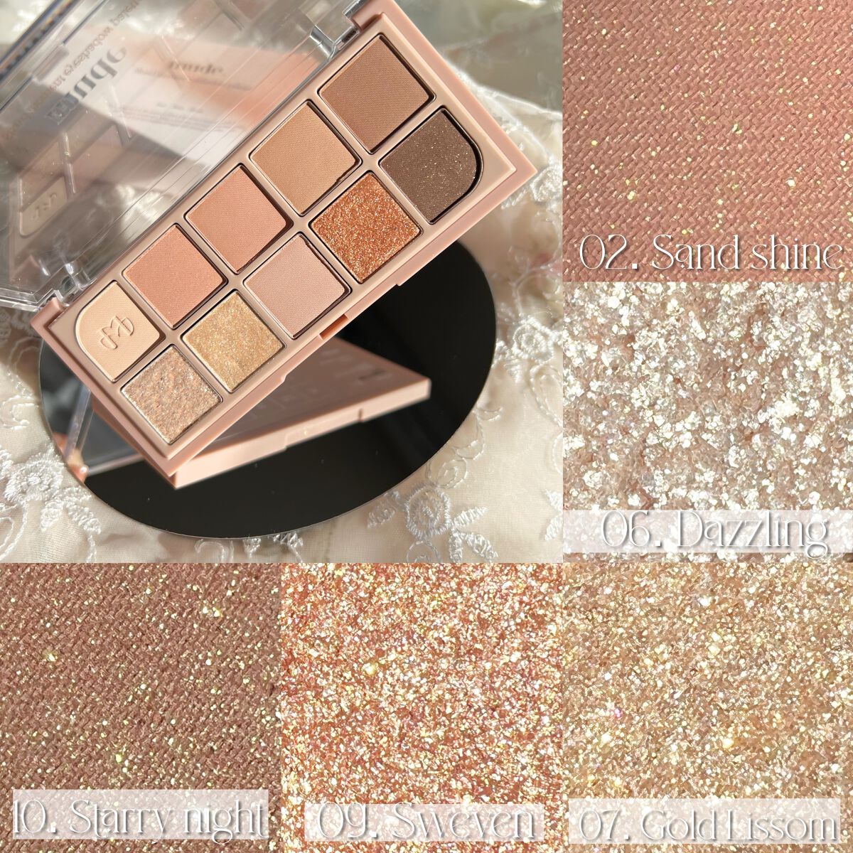 MDショールモーメント アイシャドウパレット/mude/アイシャドウパレットを使ったクチコミ(5枚目)