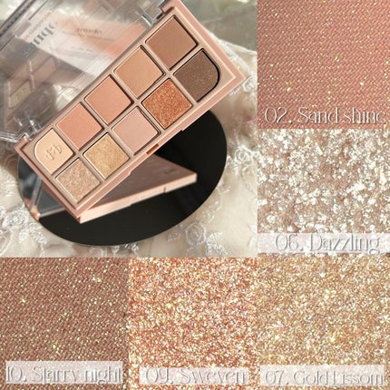 MDショールモーメント アイシャドウパレット/mude/アイシャドウパレットを使ったクチコミ(5枚目)