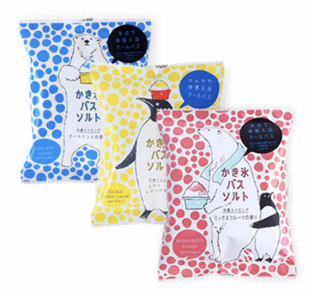 冷感かき氷バスソルト ストロング/charley/無機塩系入浴剤を使ったクチコミ（2枚目）