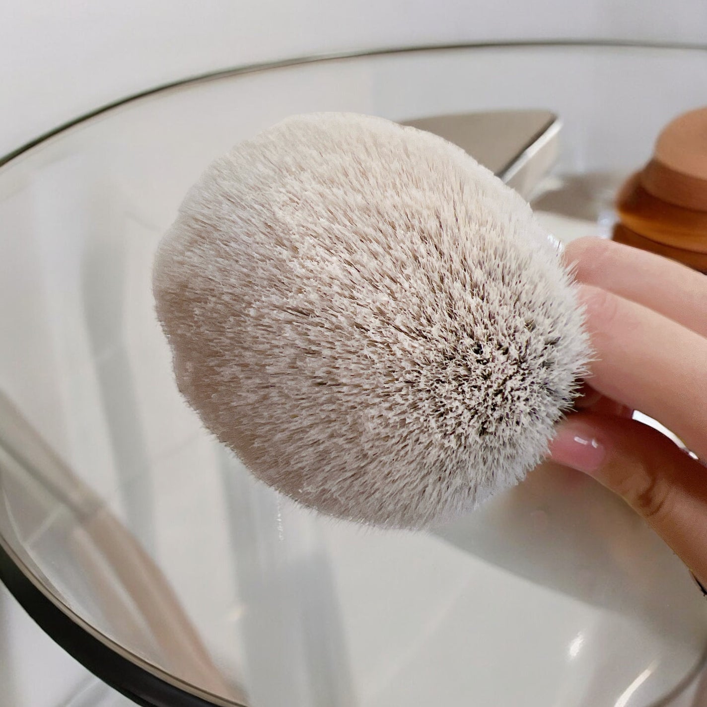 FACE BRUSH/ブリリアージュ/メイクブラシを使ったクチコミ(2枚目)