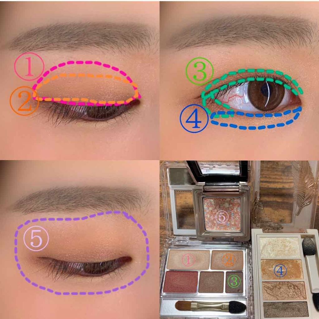 リシェ マイヌーディ アイズ/Visée/アイシャドウパレットを使ったクチコミ（2枚目）