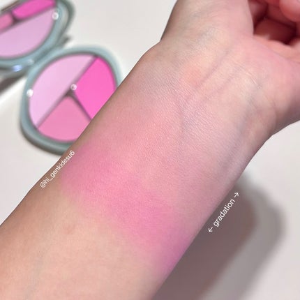 TIMAGE 3色チークパレット/TIMAGE/パウダーチークを使ったクチコミ(4枚目)