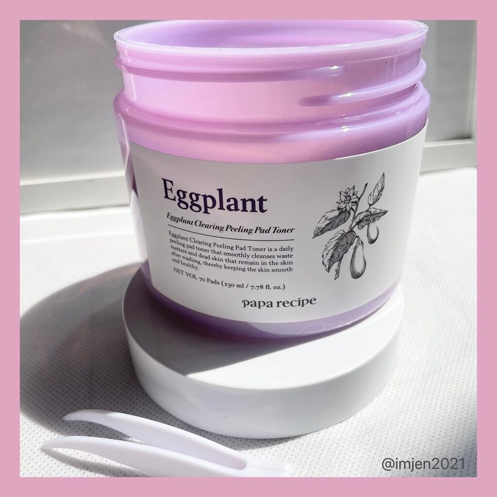 ナスクリアリングピーリングパッドトナー/PAPA RECIPE/トナーパッドを使ったクチコミ（1枚目）