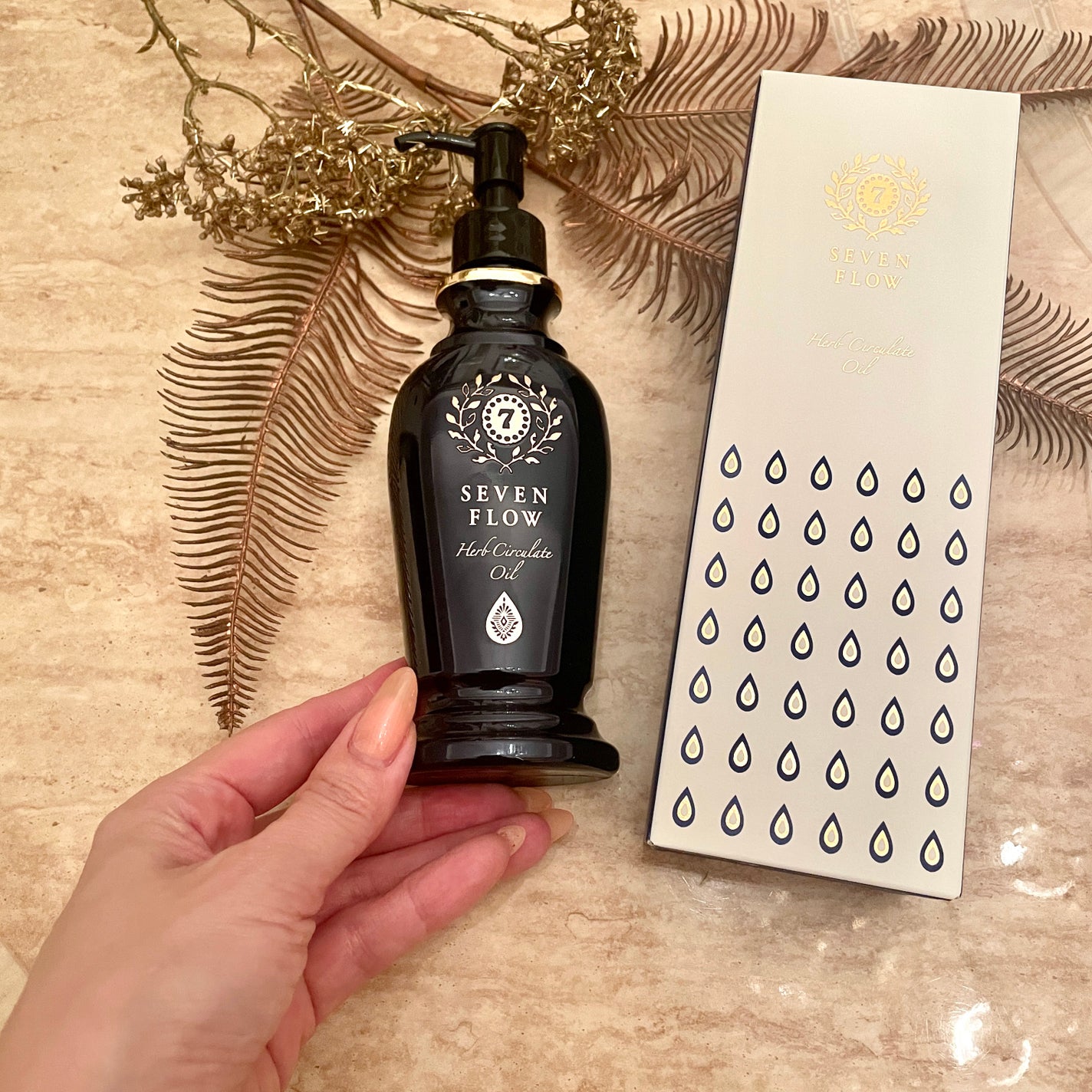 ハーブ サーキュレイト オイル/セブンフロー/フェイスオイルを使ったクチコミ(1枚目)