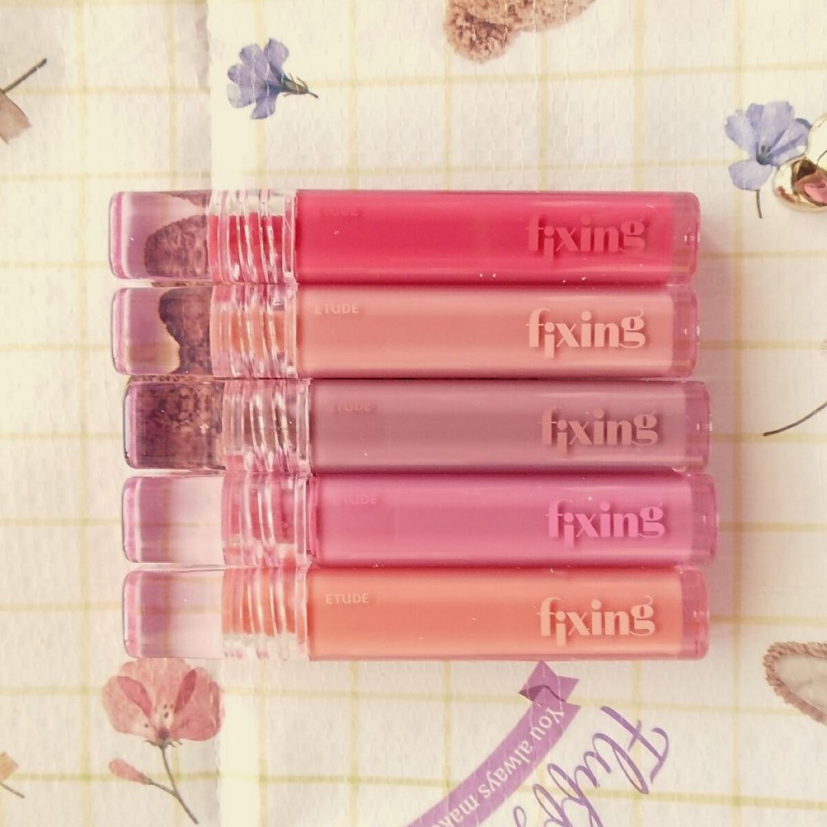 グロウ フィクシングティント メロウピンク/ETUDE/リップティントを使ったクチコミ（3枚目）
