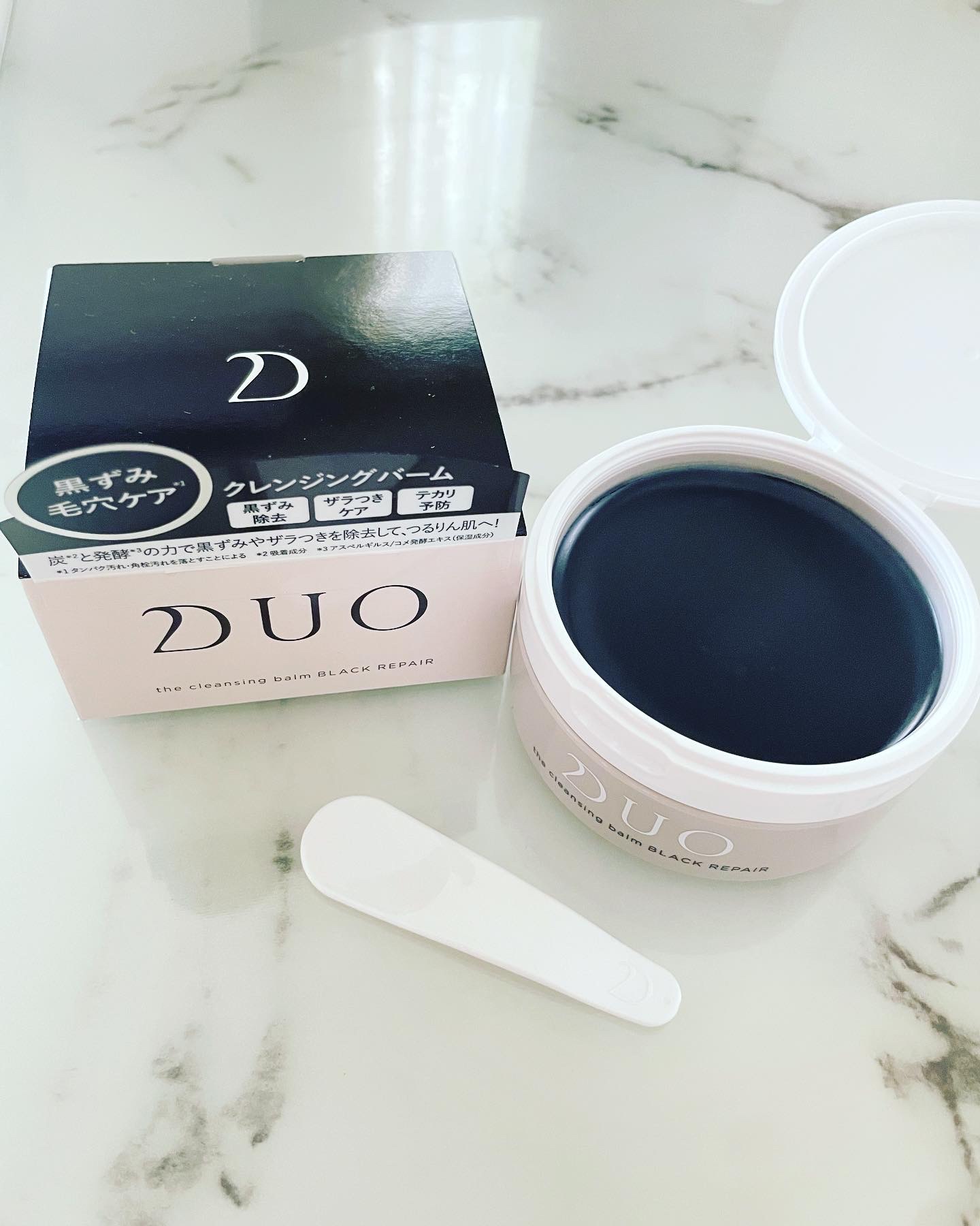 デュオ ザ クレンジングバーム ブラックリペア /DUO/クレンジングバームを使ったクチコミ（1枚目）