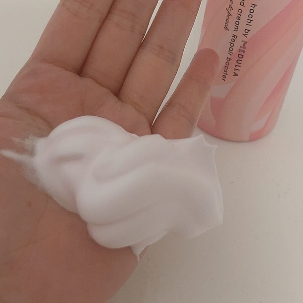 ホイップクリームリペアブースター PINK RosePeach/88 by MEDULLA/洗い流すヘアトリートメントを使ったクチコミ(4枚目)