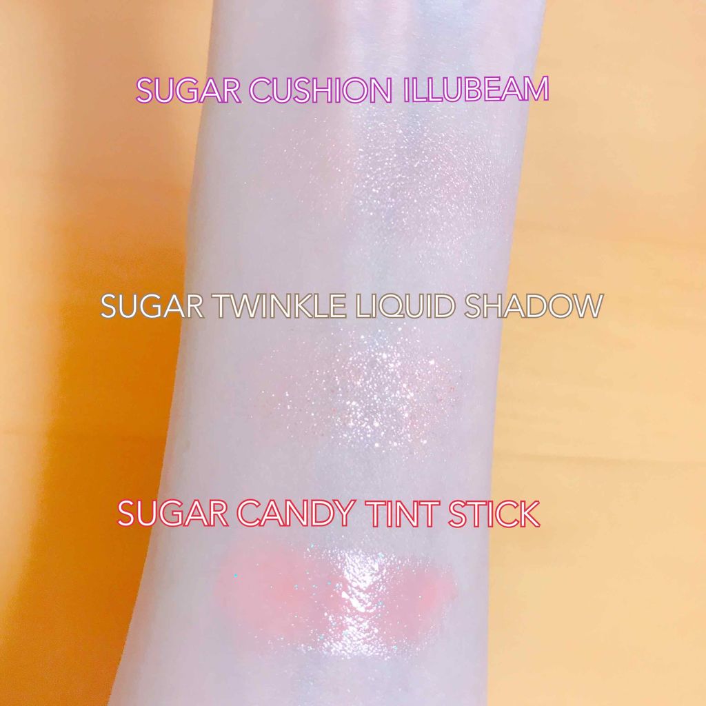 シュガー トゥインクル リキッド シャドウ/PERIPERA/リキッドアイシャドウを使ったクチコミ（2枚目）