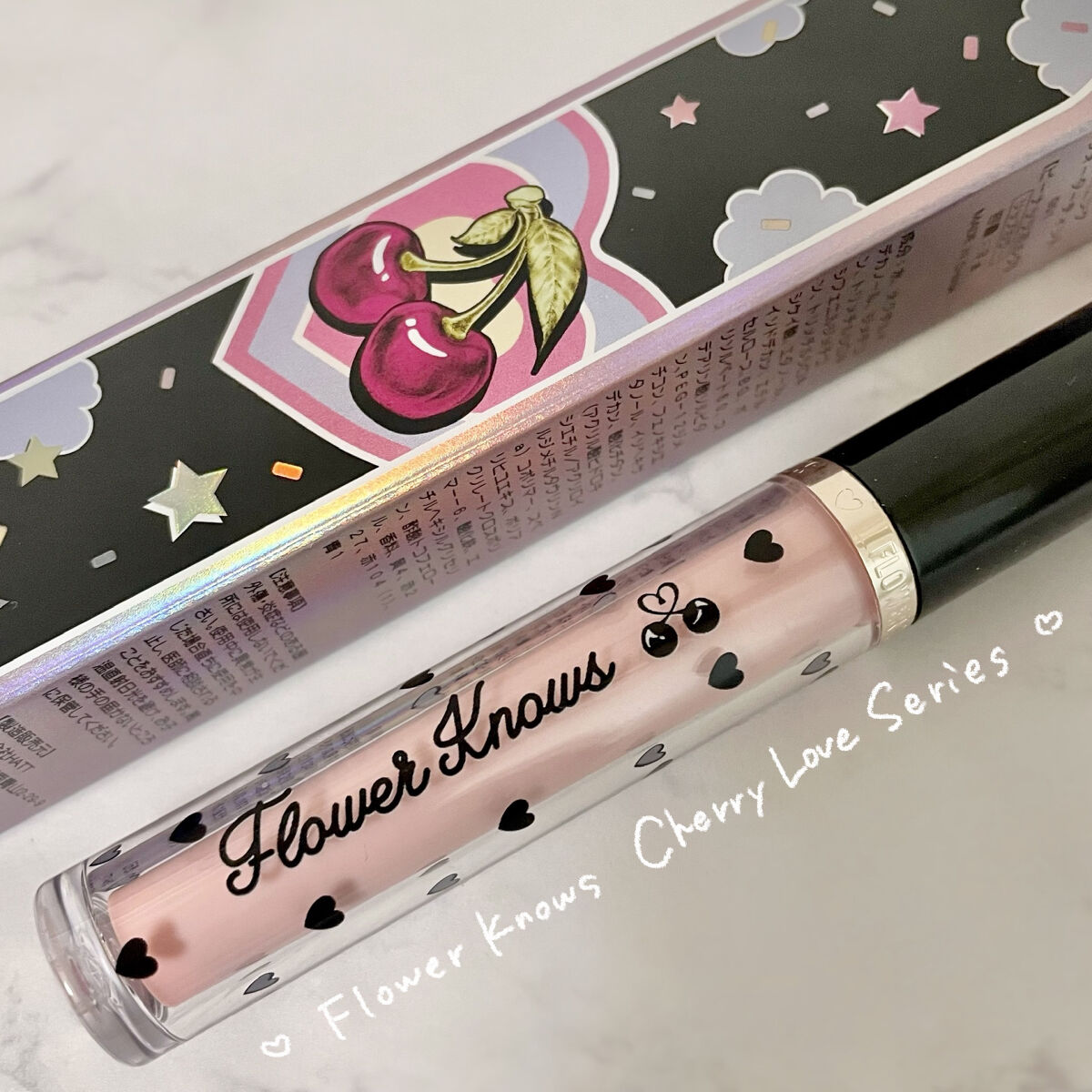 グリスニングウォータリングティント/FlowerKnows/リップティントを使ったクチコミ（2枚目）