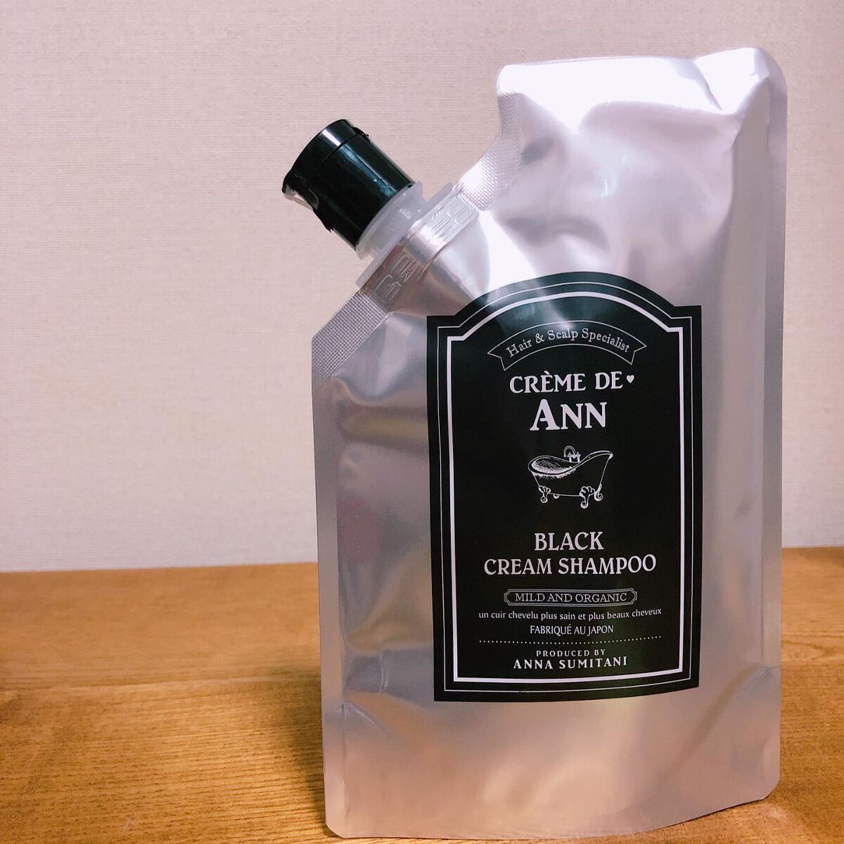 ブラッククリームシャンプー/creme de Ann/市販シャンプーを使ったクチコミ(1枚目)