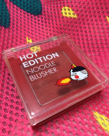 TONYMOLY Hot Edition NOODLE BLUSHERのクチコミ「今はだいぶ落ち着いてきているんですけど、

一時期韓国メイクやコスメにハマっていて

正直パケ.....」（2枚目）