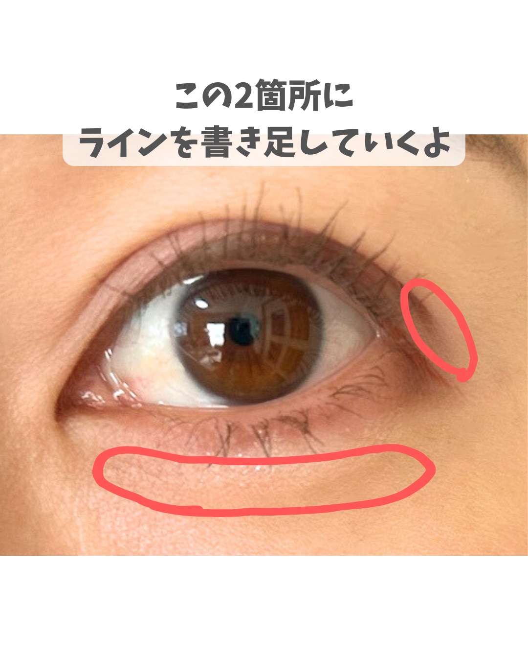 描くふたえアイライナー/CEZANNE/リキッドアイライナーを使ったクチコミ（3枚目）