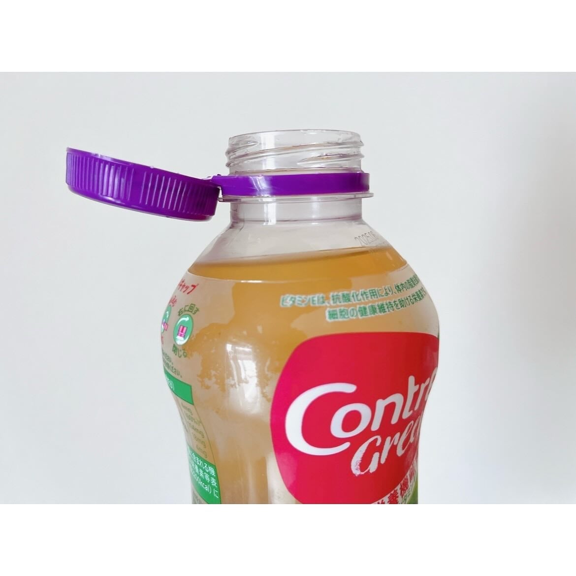 Contrex Green ブラックベリー&カシス ハイビスカスフレーバー/コントレックス/ドリンクを使ったクチコミ(3枚目)