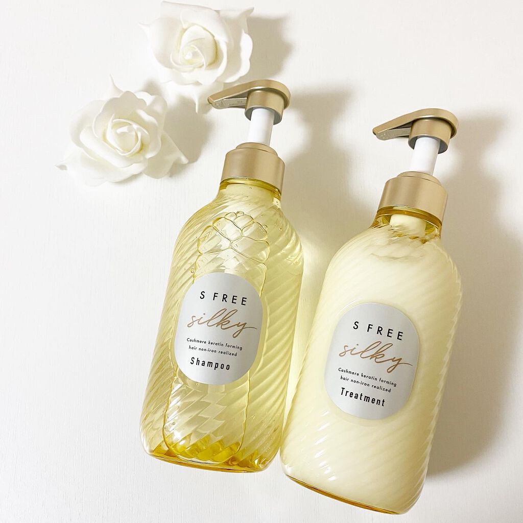 シャンプー シルキースムース/トリートメント シルキースムース /S FREE/市販シャンプーを使ったクチコミ(1枚目)