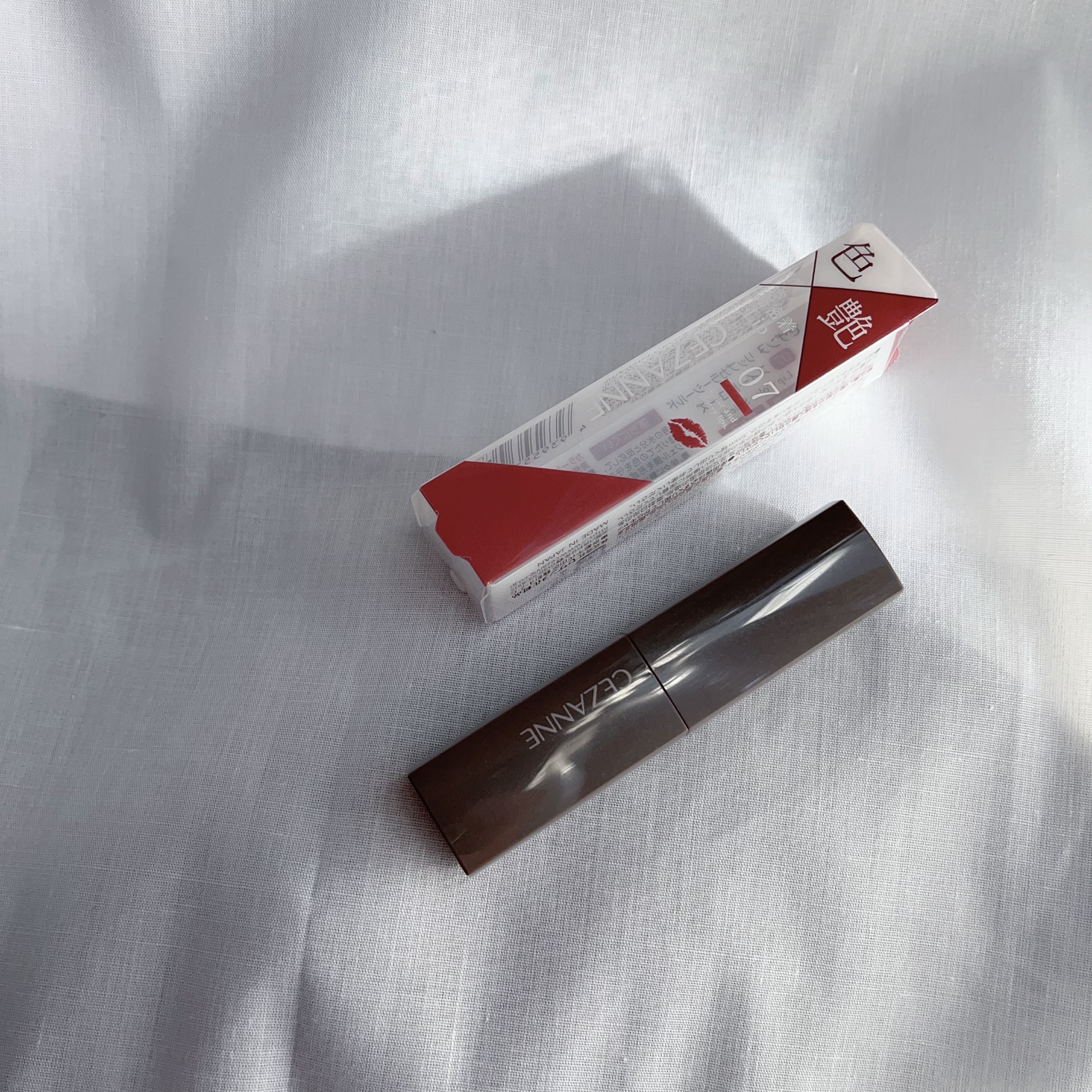 リップカラーシールド/CEZANNE/口紅を使ったクチコミ（2枚目）