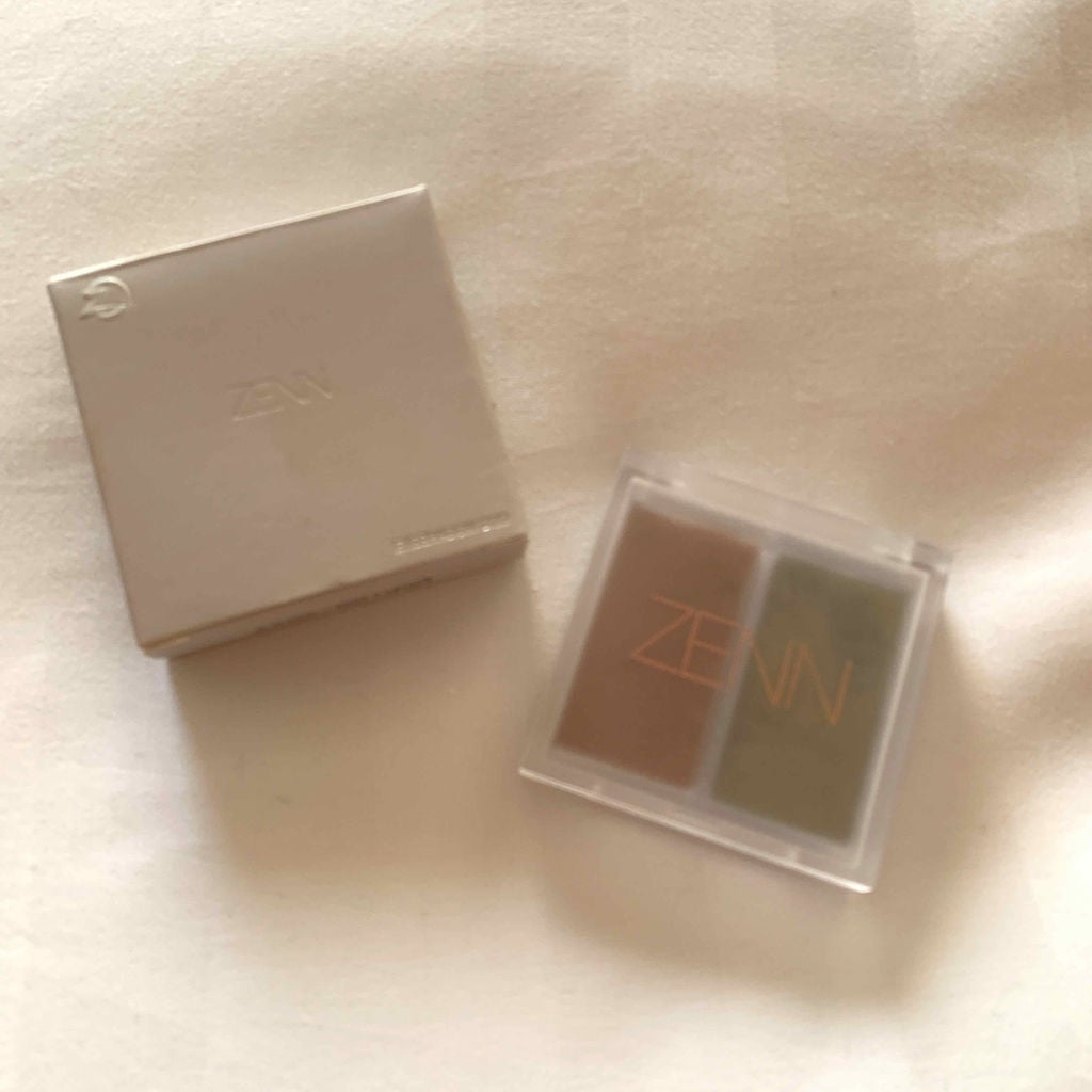 アイシャドウデュオ/ZENN.th/アイシャドウパレットを使ったクチコミ(3枚目)
