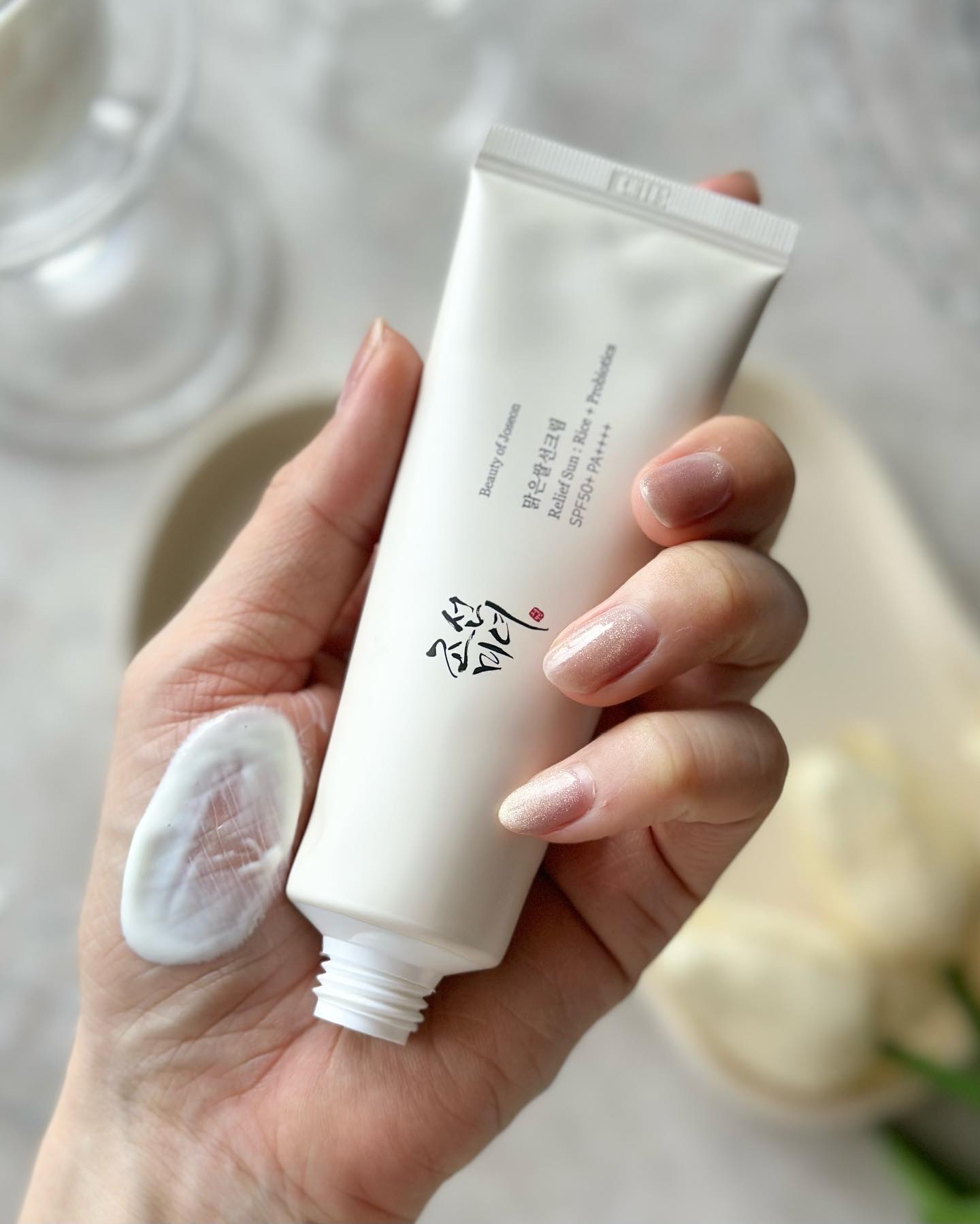 リリーフサンライス + プロバイオティクス/Beauty of Joseon/日焼け止めクリームを使ったクチコミ（2枚目）