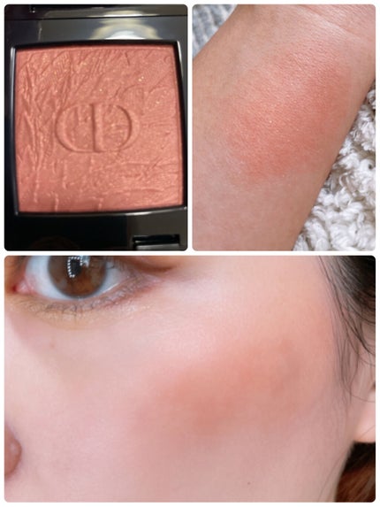 ディオールスキン ルージュ ブラッシュ<バーズ オブ ア フェザー> 468 ヌード グライド/Dior/パウダーチークを使ったクチコミ(2枚目)