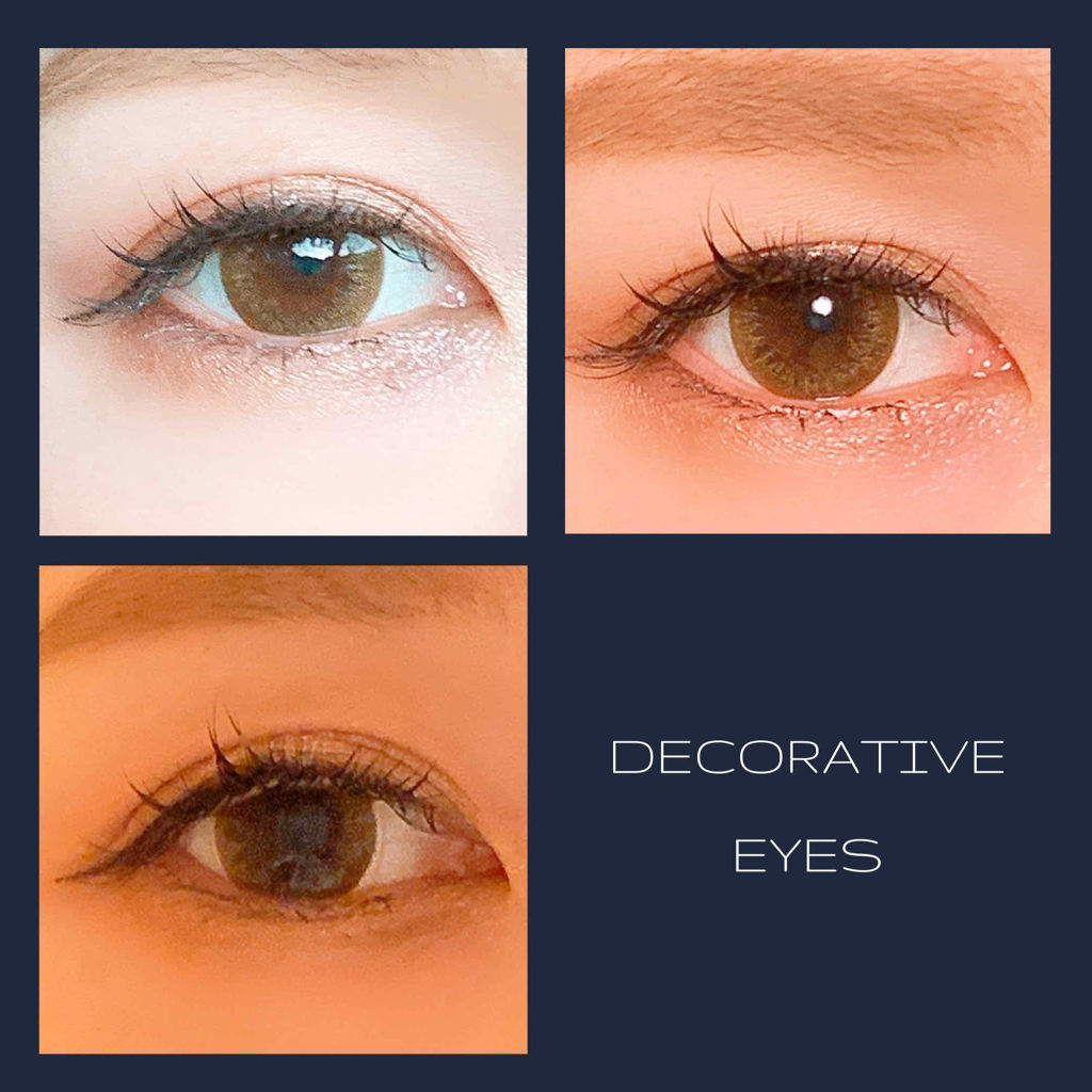 デコラティブアイズ UVモイスト/Decorative Eyes/カラーコンタクトレンズを使ったクチコミ（1枚目）