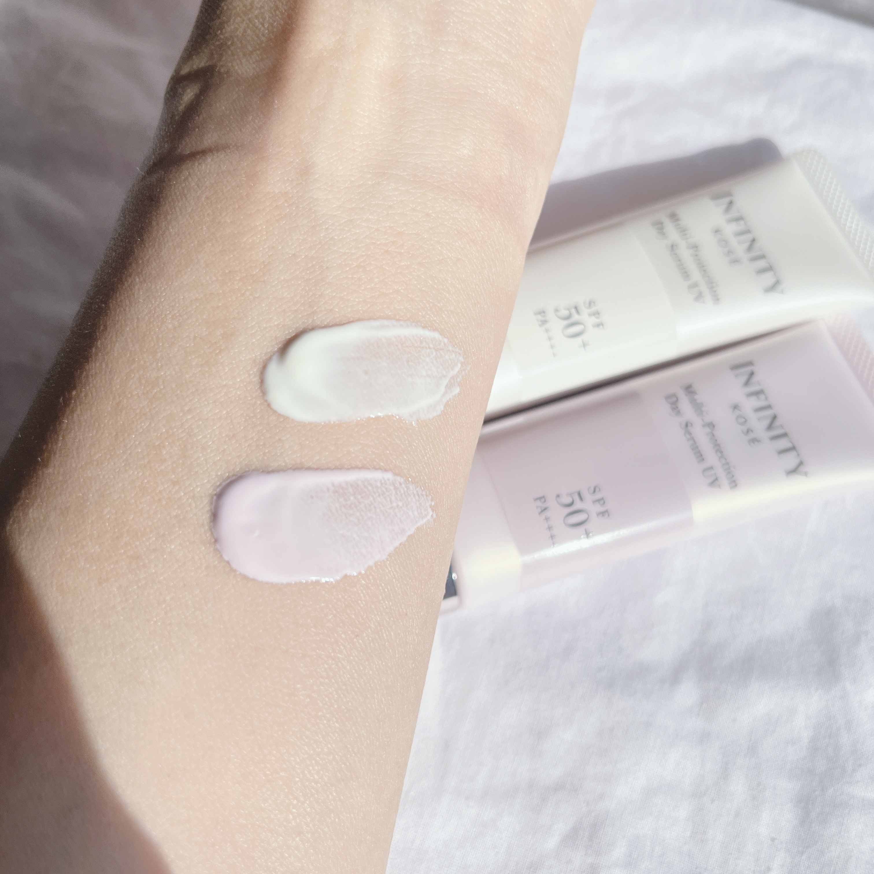 マルチプロテクション デイセラム UV/インフィニティ/日焼け止めクリームを使ったクチコミ（3枚目）