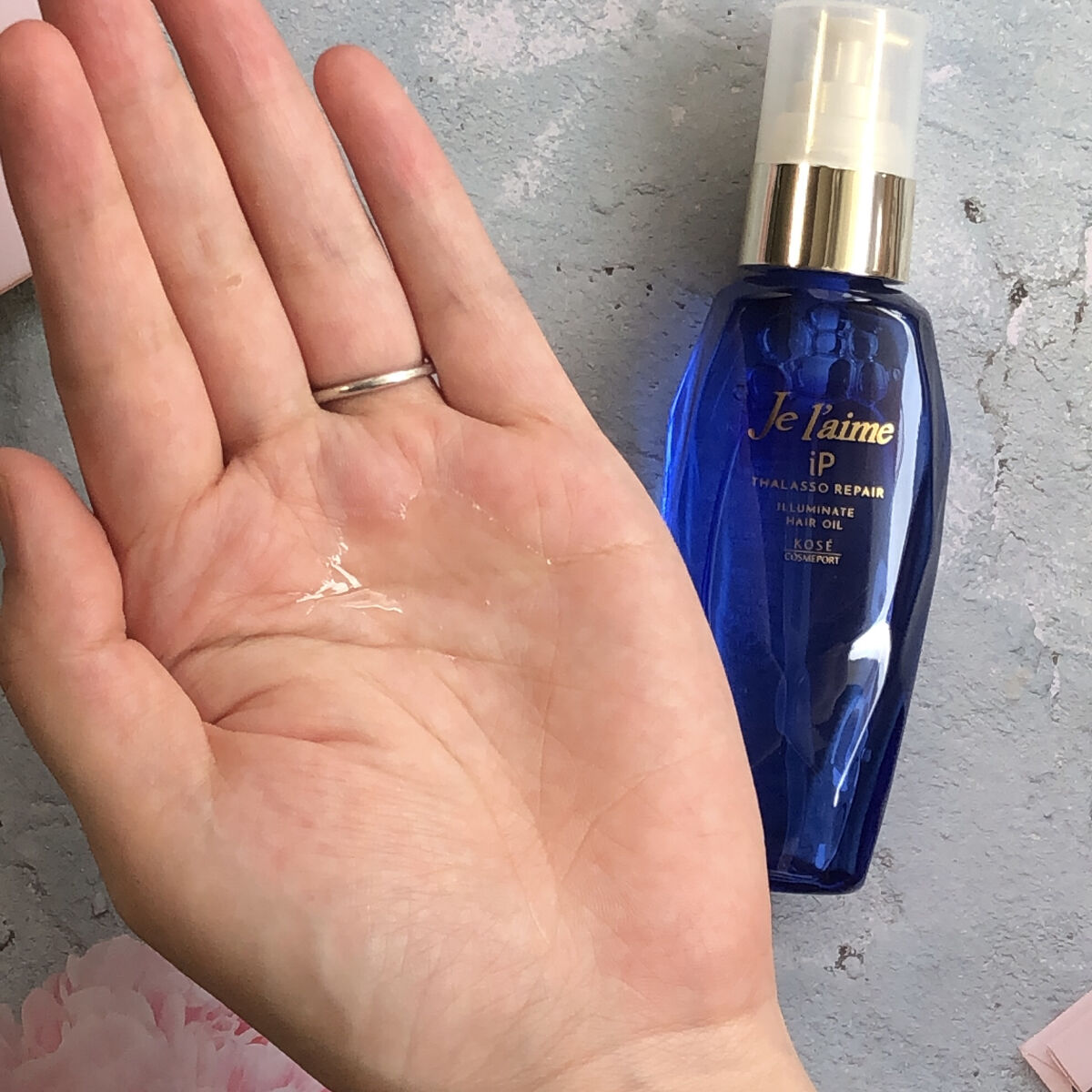 iP タラソリペアイルミネートヘアオイル/Je l'aime/ヘアオイルを使ったクチコミ（3枚目）