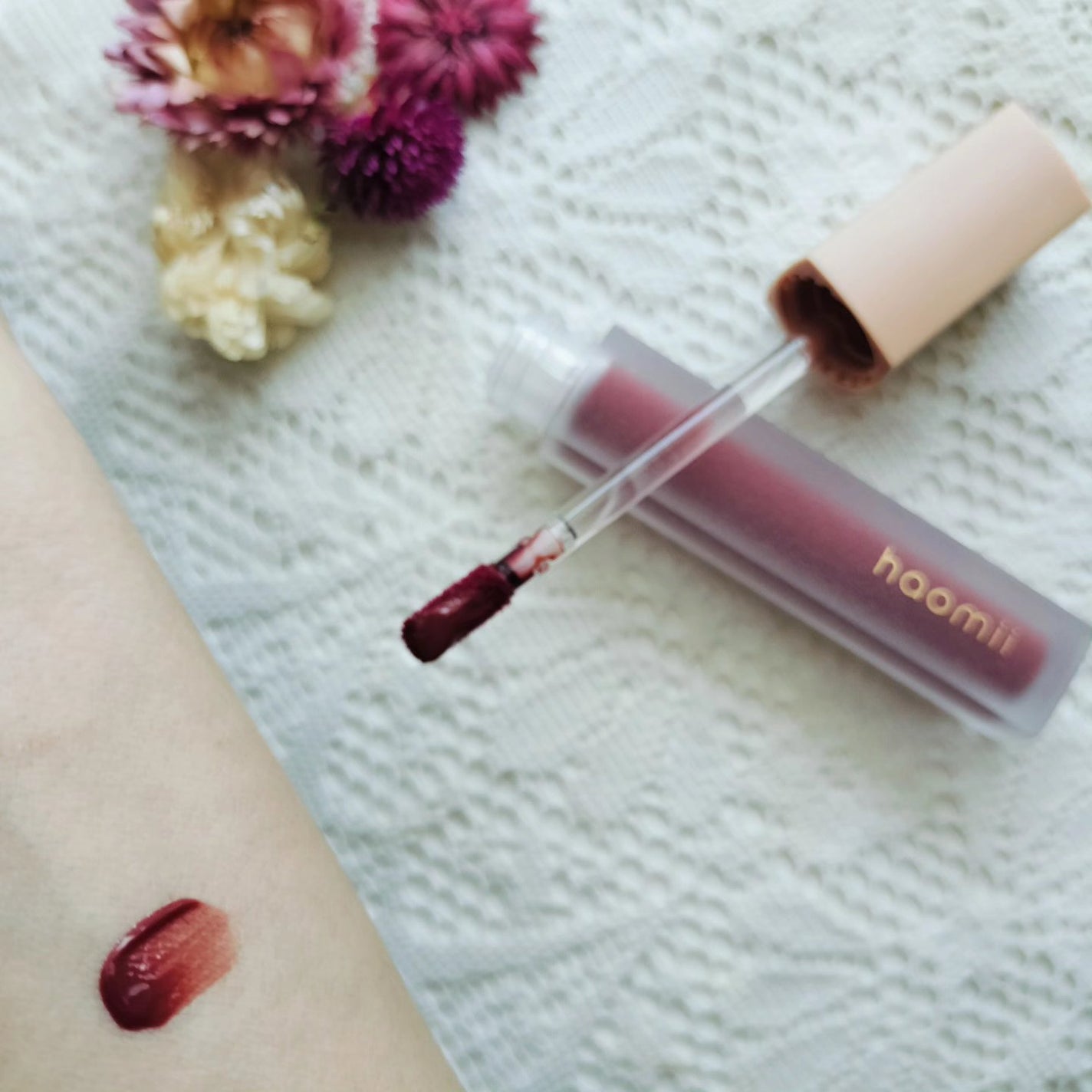 Melty flower lip tint/haomii/口紅を使ったクチコミ(2枚目)