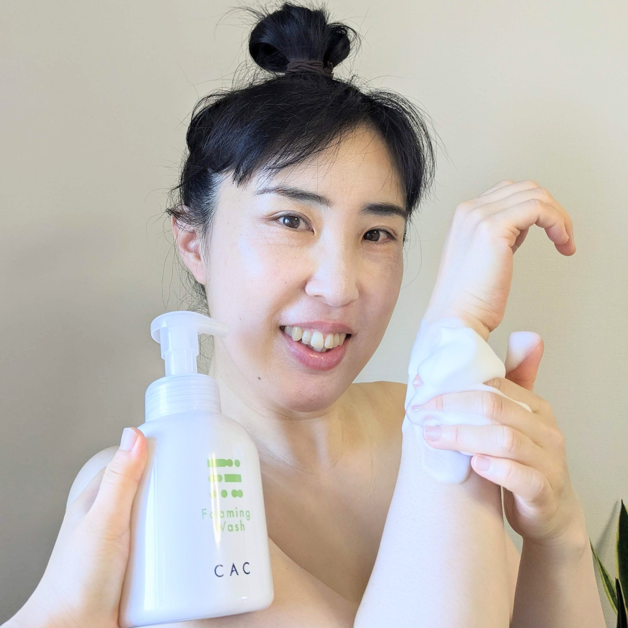 CAC フォーミングウォッシュのクチコミ「痒くな～い✨乾燥肌の母娘が大絶賛👩‍👧❣️
続けて使いたい洗浄料No.11️⃣

表皮美容研究.....」（1枚目）