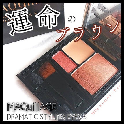 ドラマティックスタイリングアイズS/マキアージュ/アイシャドウパレットを使ったクチコミ(1枚目)