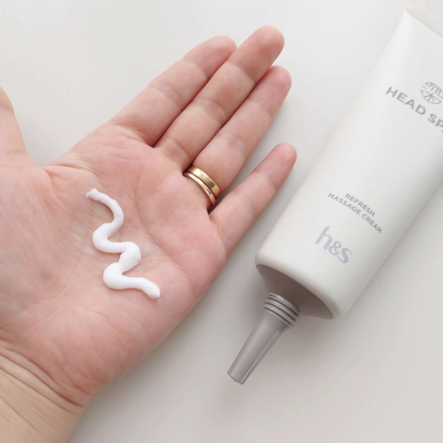 リフレッシュ マッサージクリーム/h&s/洗い流すヘアトリートメントを使ったクチコミ（2枚目）