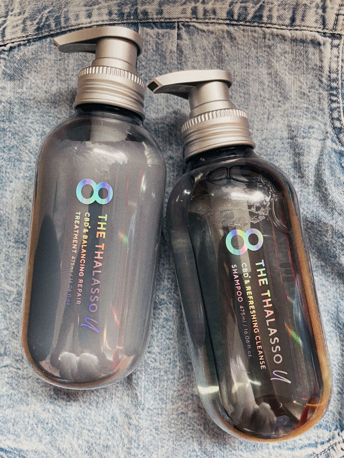 エイトザタラソ ユー CBD&リフレッシング クレンズ 美容液シャンプー/CBD&バランシング ダメージリペア 美容液ヘアトリートメント/エイトザタラソ/市販シャンプーを使ったクチコミ(1枚目)