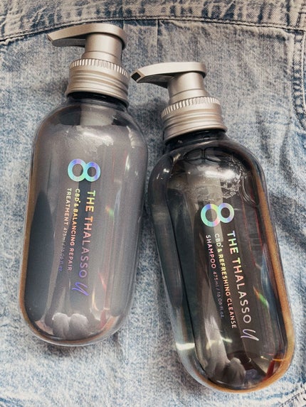 エイトザタラソ ユー CBD&リフレッシング クレンズ 美容液シャンプー/CBD&バランシング ダメージリペア 美容液ヘアトリートメント/エイトザタラソ/市販シャンプーを使ったクチコミ(1枚目)