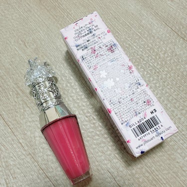 ジルスチュアート　クリスタルブルーム　リップブーケ セラム 04 carnation blush/JILL STUART/リップケア・リップクリームを使ったクチコミ（2枚目）